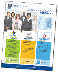 School of Education Programs Flyer (PDF)