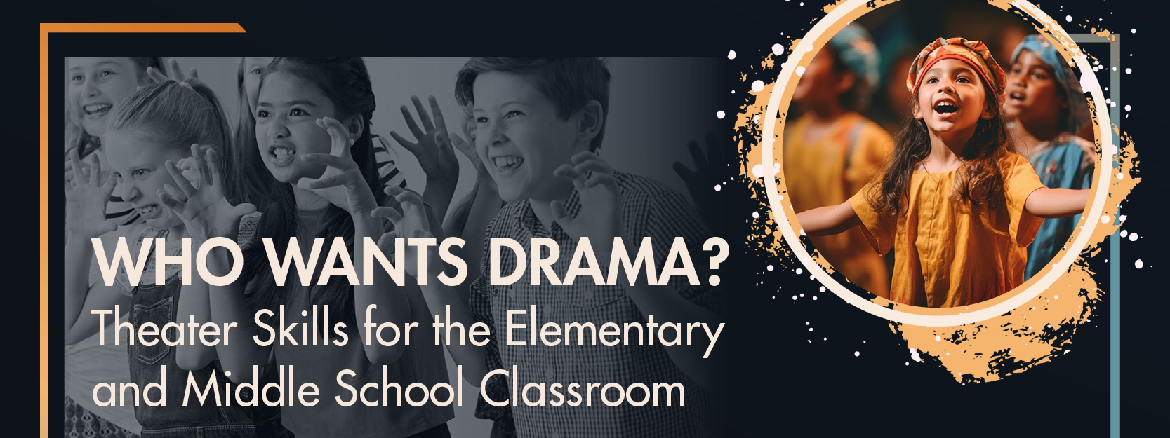 Theater Skills Elementary Middle Classroom Web Banner