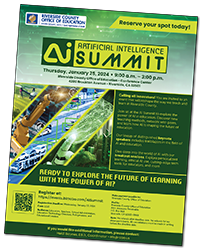 Artificial Intelligence Summit flyer