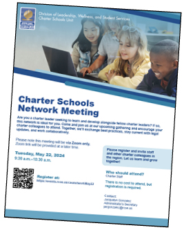 May 2024 Charter Network Meeting Flyer
