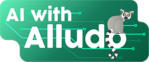 AI with Alludo Logo