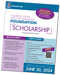 RCOE Foundation Scholarship RCOE Programs