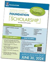 RCOE Foundation Scholarship Districts
