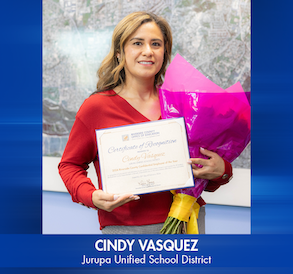 Cindy Vasquez - Confidential Employee of the Year