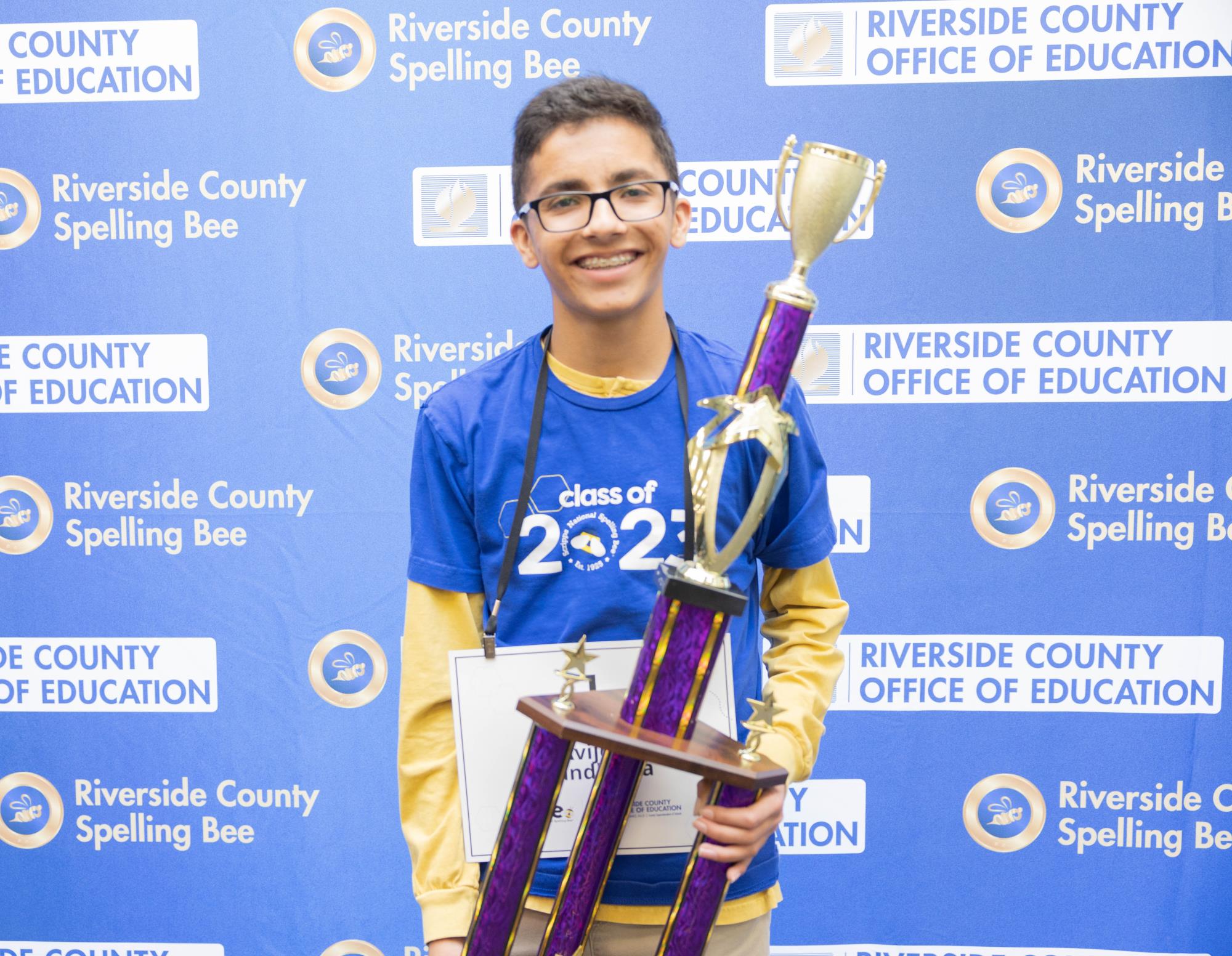 Avijeet Randhawa - 2024 Riverside County Spelling Bee Champion