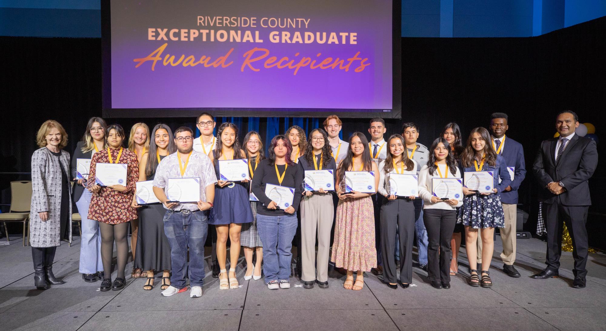 2024 Exceptional Graduate Award Recipients