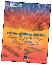 Ethnic Studies Summit Flyer