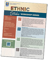 Ethnic Studies Workshop Series Flyer PDF