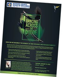 Dance Professional Development Flyer