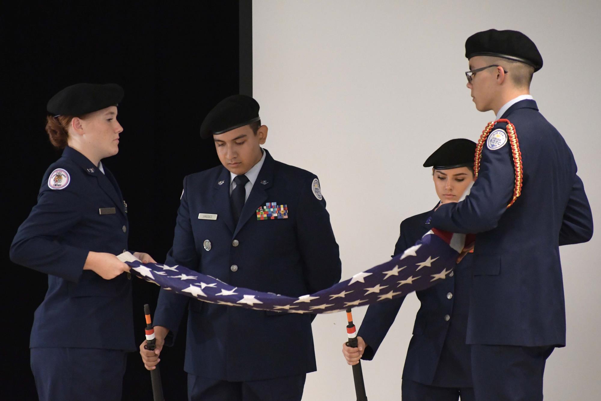 Flag Folding Ceremony