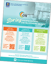 Spring CTE Professional Development Series