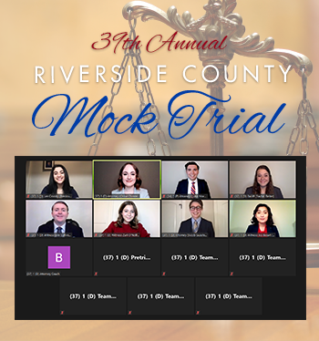 39th Annual Riverside County Mock Trial Champs