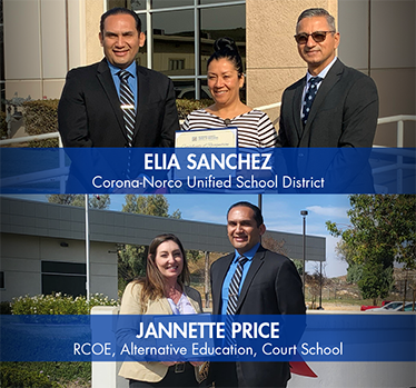 Elia Sanchez Corona-Norco USD and Jannettee Price, RCOE