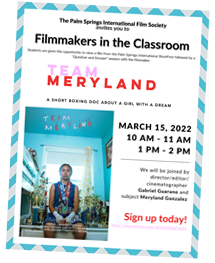 Filmmakers in the Classroom: Team Meryland